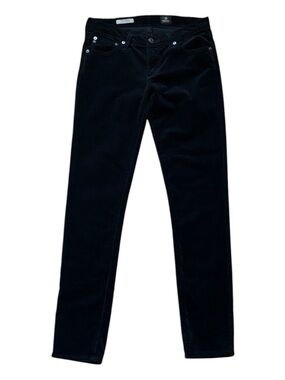 AG Adriano Goldschmied Black Corduroy Pants